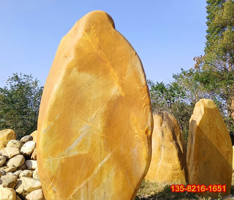 黄蜡石自然景观石头摆件